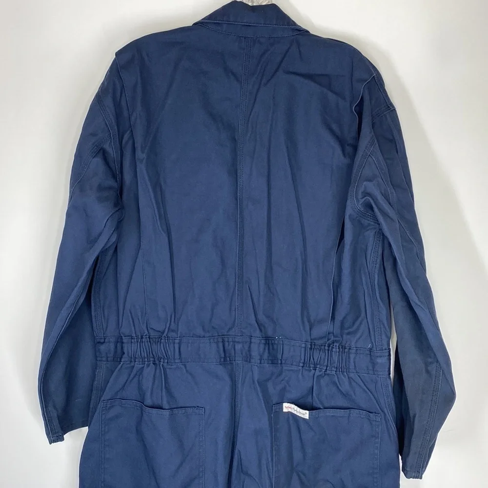Walls Master Made Navy Blue Coveralls Large Short